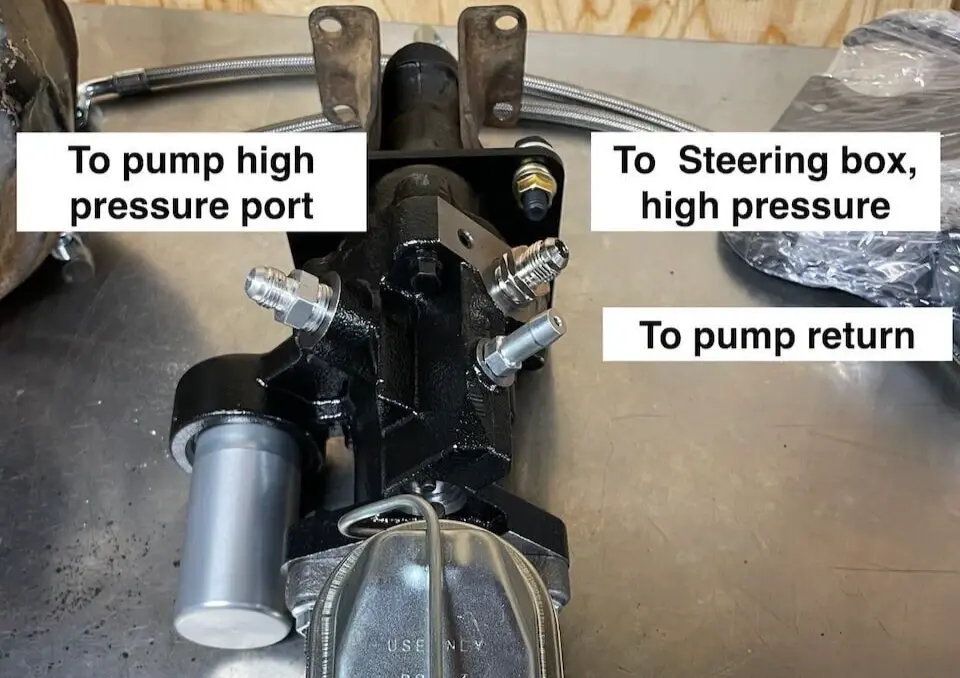 Thumbnail: Universal Hot Rod Hydroboost Booster 1.125 bore chrome master GM Mopar Ford HRB1
