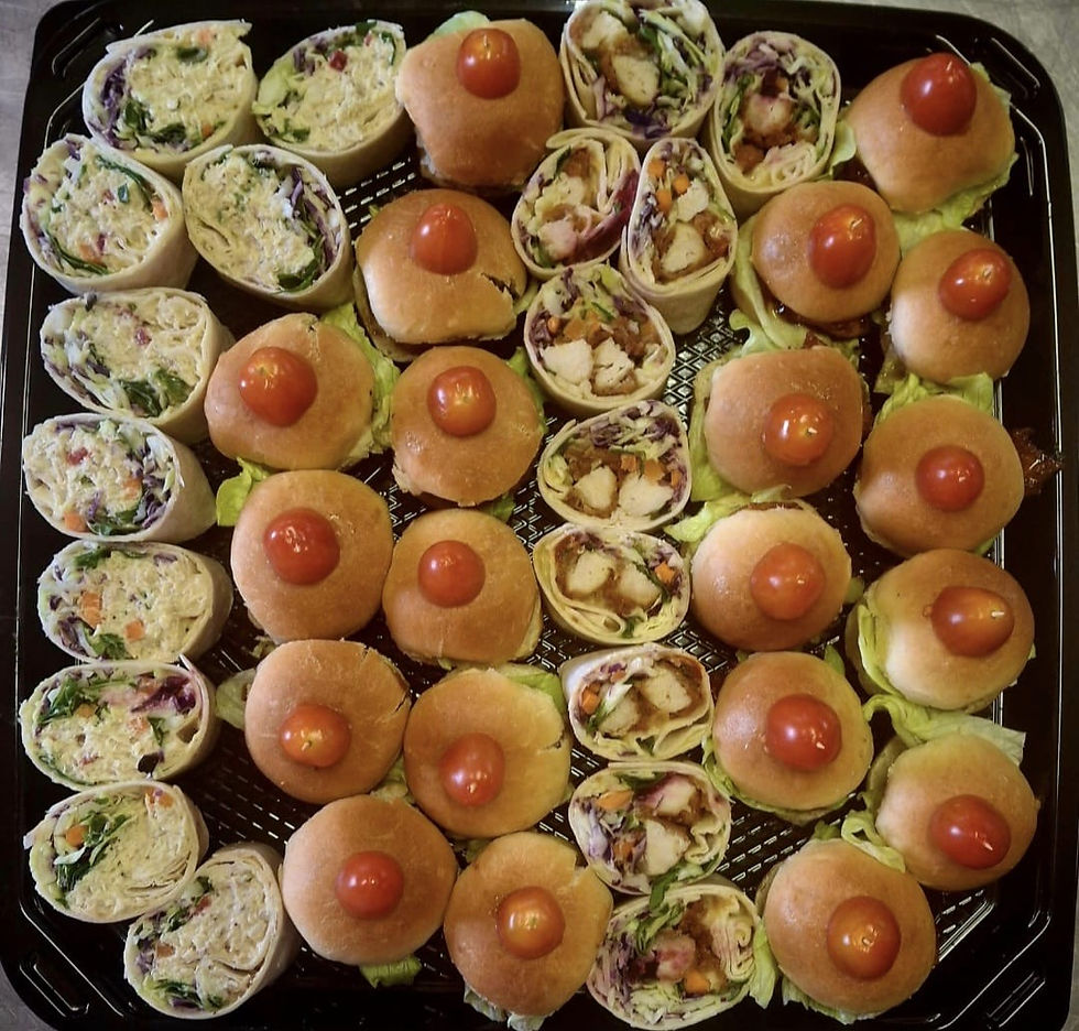 Arranged Food and Objects