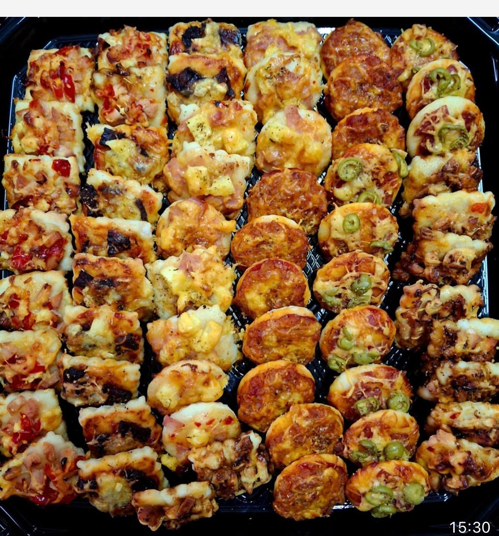 Arranged Food and Objects