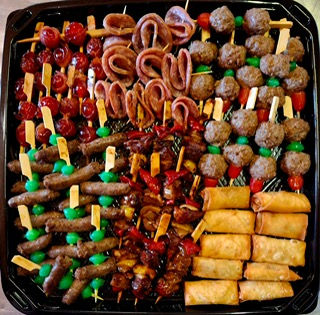 Arranged Food and Objects