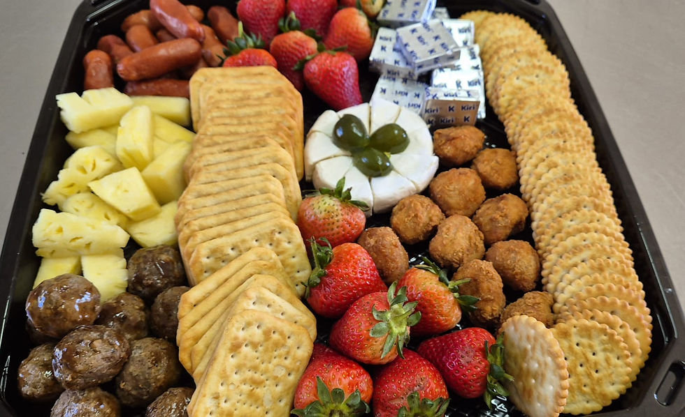 Arranged Food and Objects