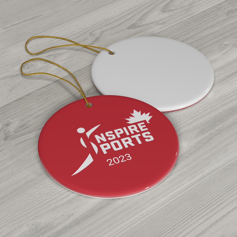 Thumbnail: Inspire Sports Ceramic Ornament, 4 Shapes