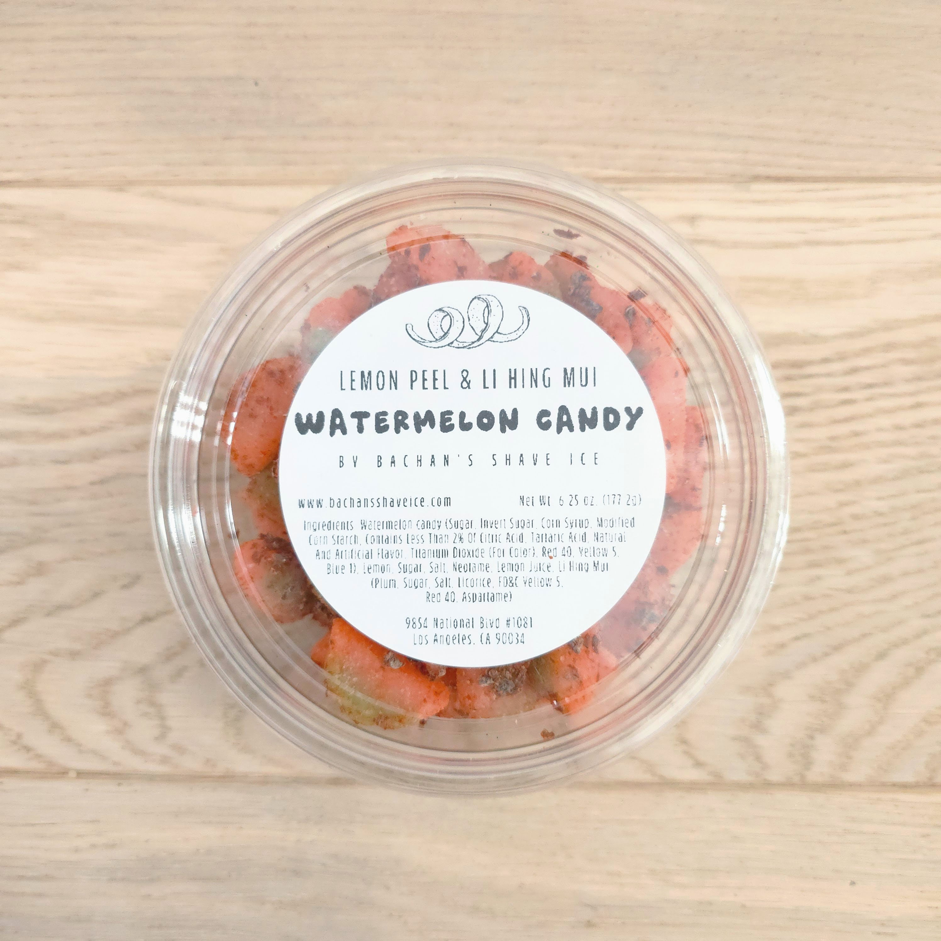 Lemon Peel Sour Watermelon Candy