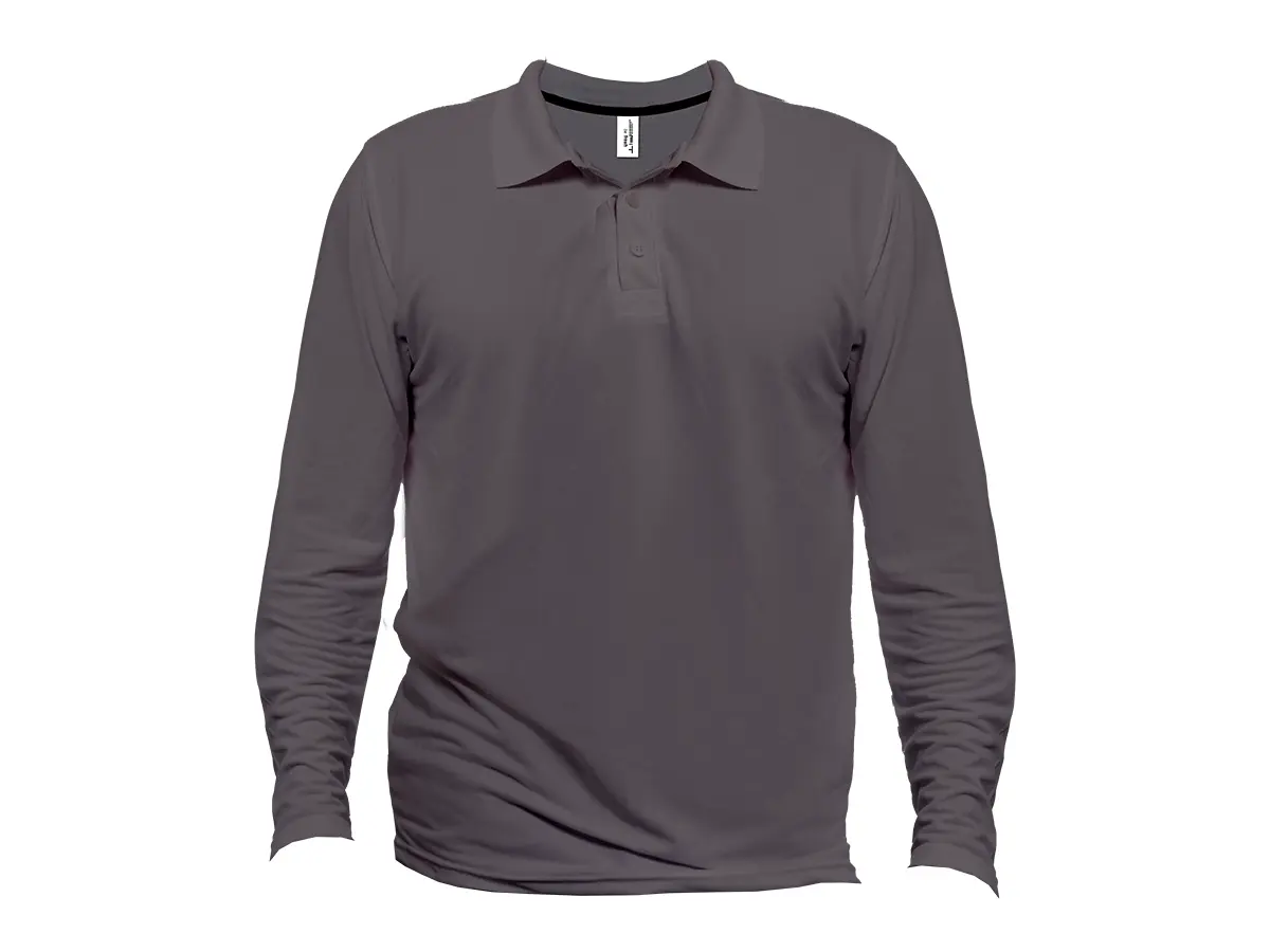 Playera polo Fit be fresh manga larga - Caballero