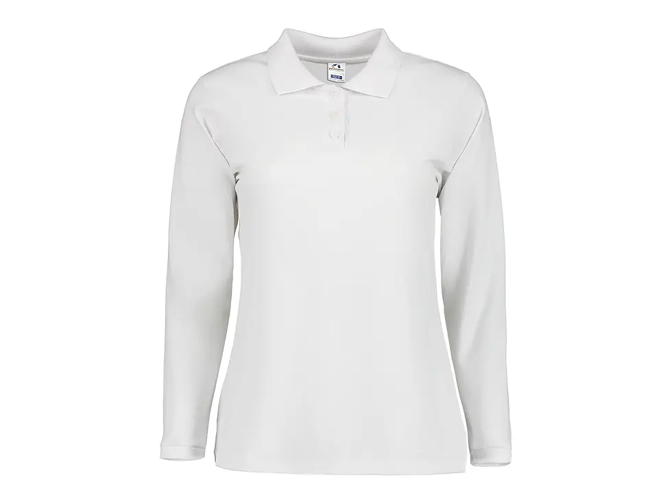 Miniatura: Playera polo manga larga 600 - Dama