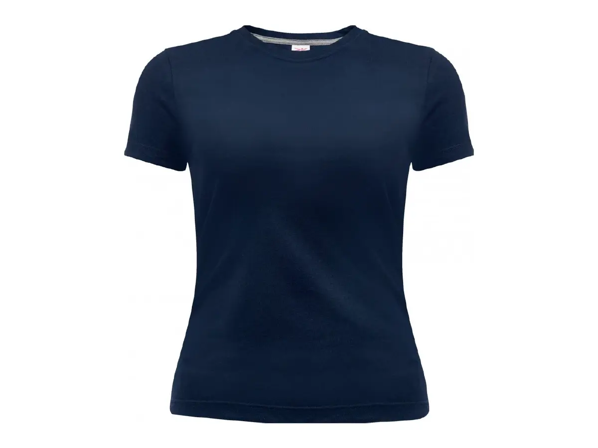 Playera cuello redondo algodón 750 - Dama