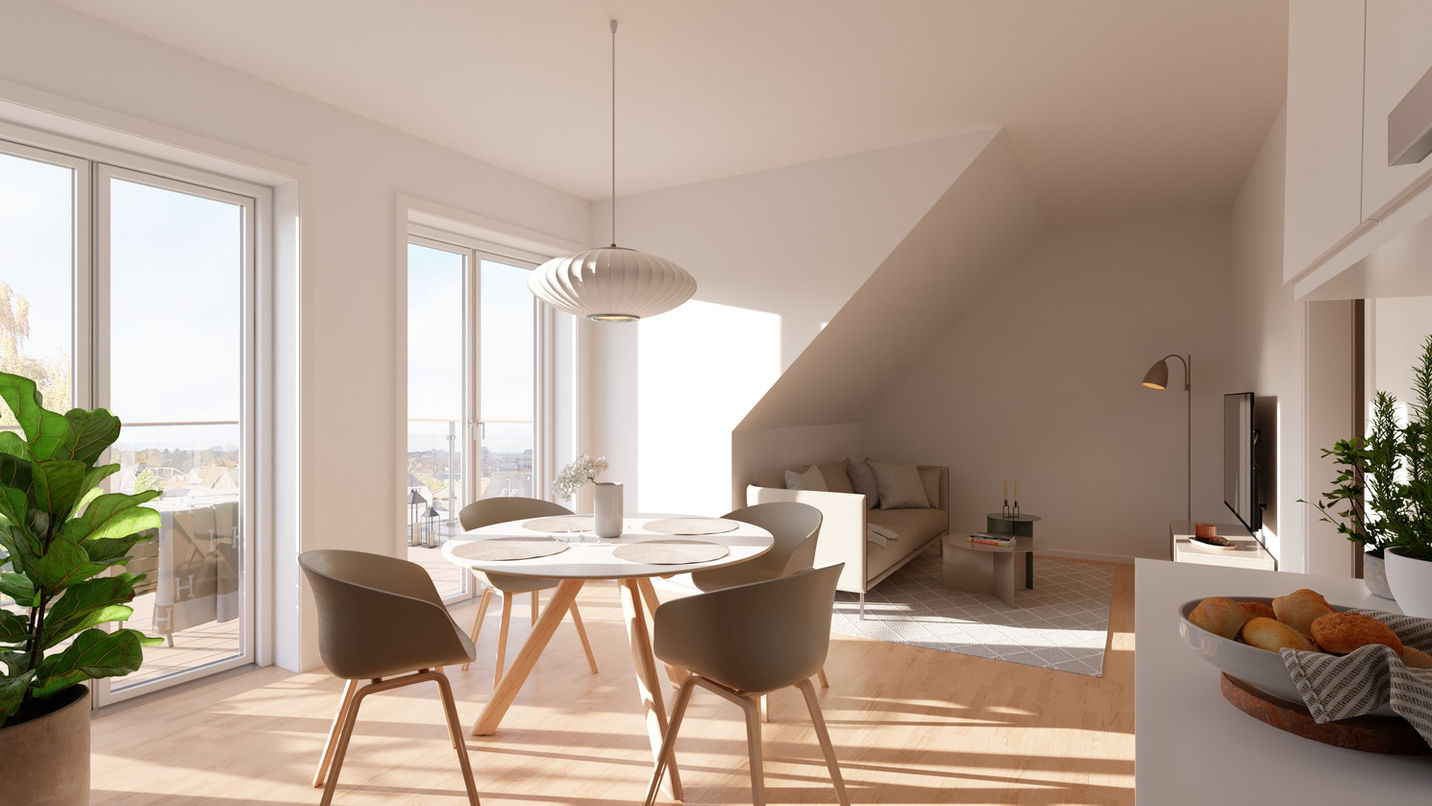 Dining room interior visualization