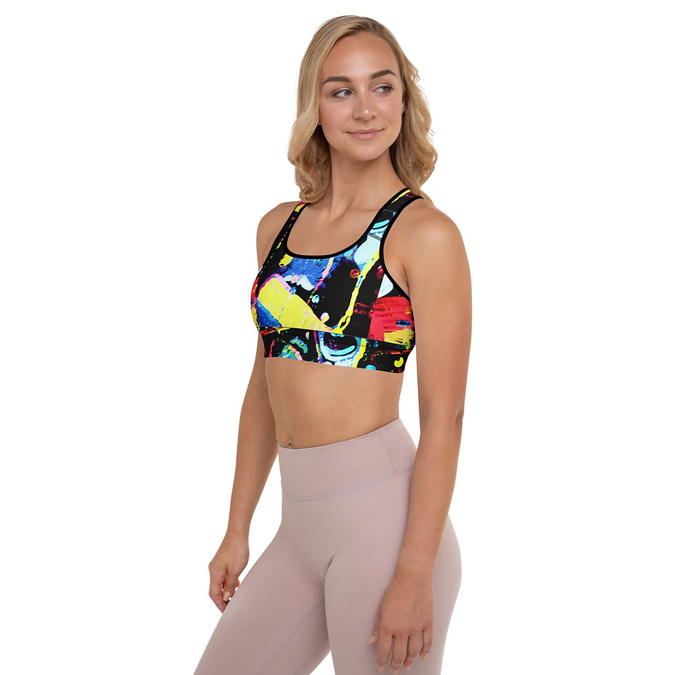 Thumbnail: African Wedding III by Ari - Padded Sports Bra