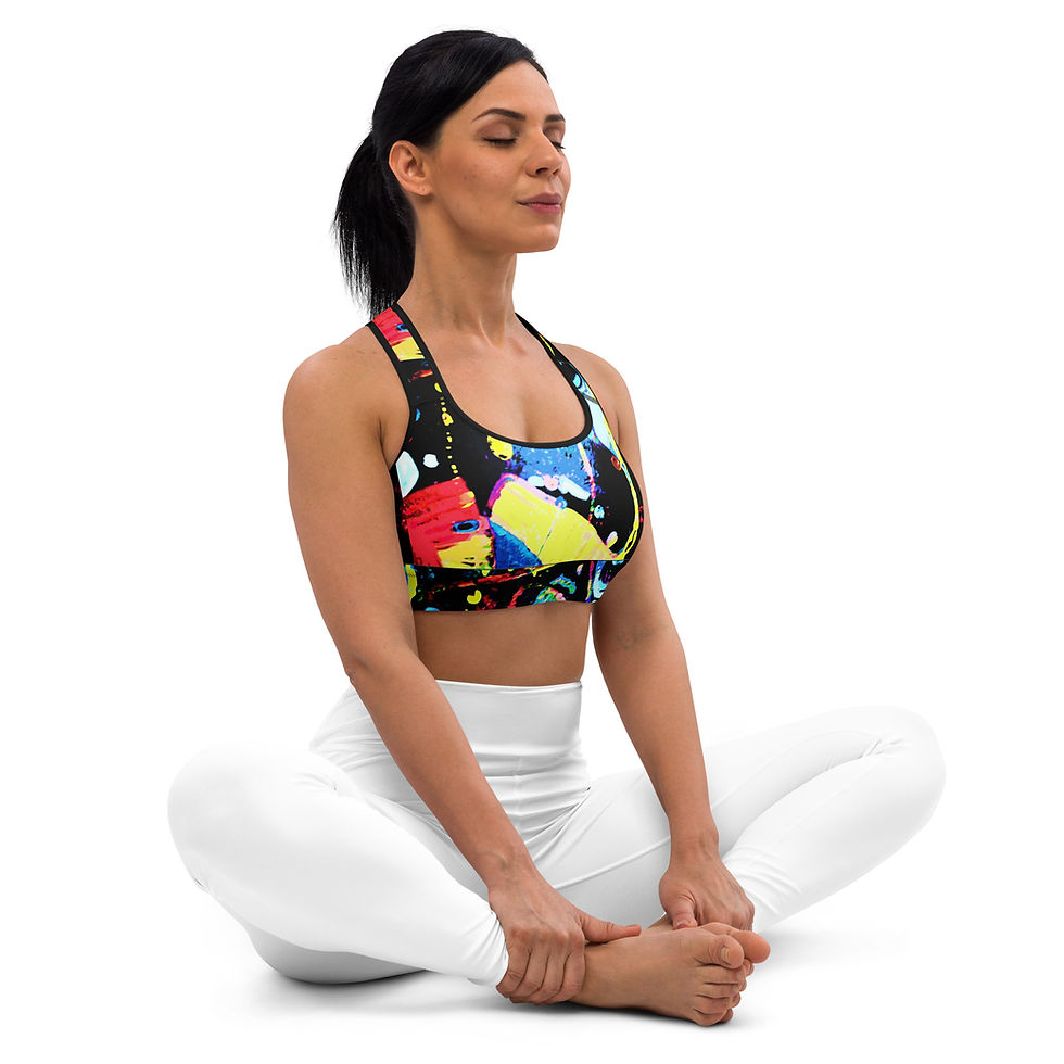Thumbnail: African Wedding III by Ari - Padded Sports Bra