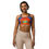 Thumbnail: Woman wearing a colorful sports bra posing for the camera ArtDivaArt.