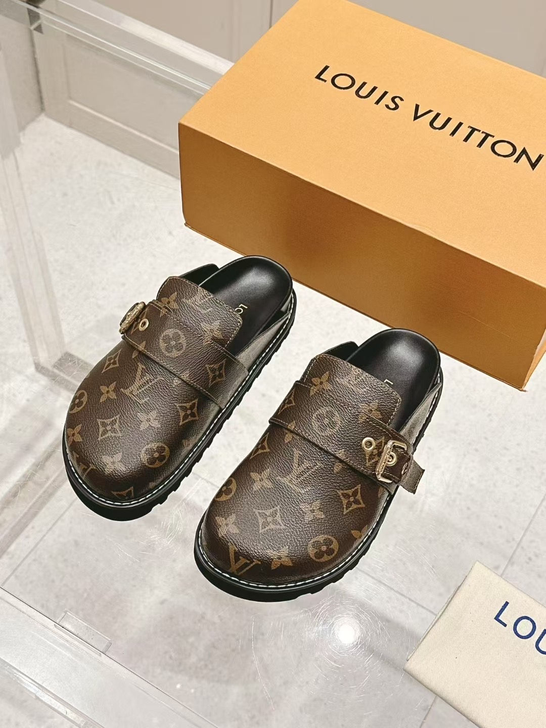 Sabot plat LV cosy - Louis Vuitton