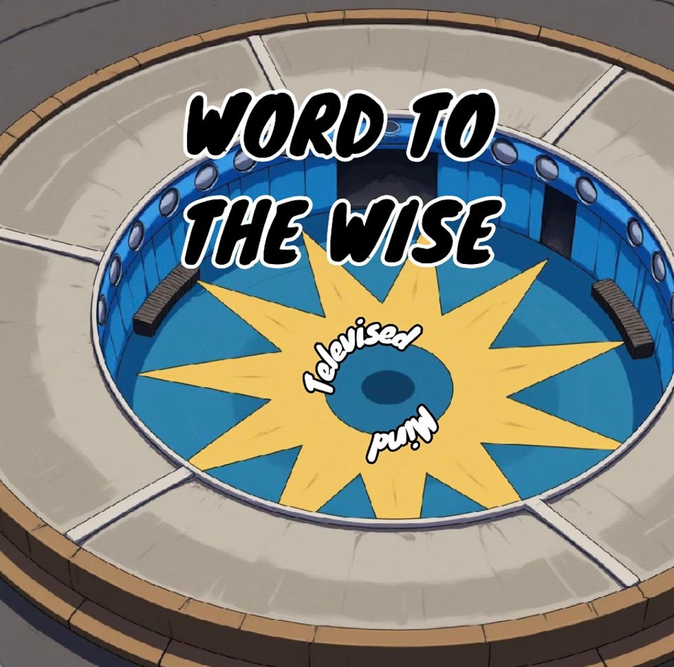 Artwork for the single Word to The Wise from UK punks Televised Mind