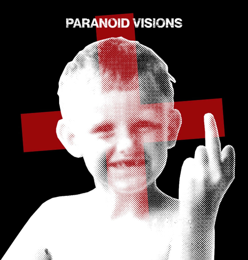 Paranoid Vision vinyl artwork Forty Years And Still Not Tame