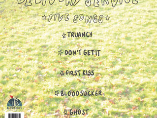 Cover artwork for five songs, the debut EP from Delivery Service