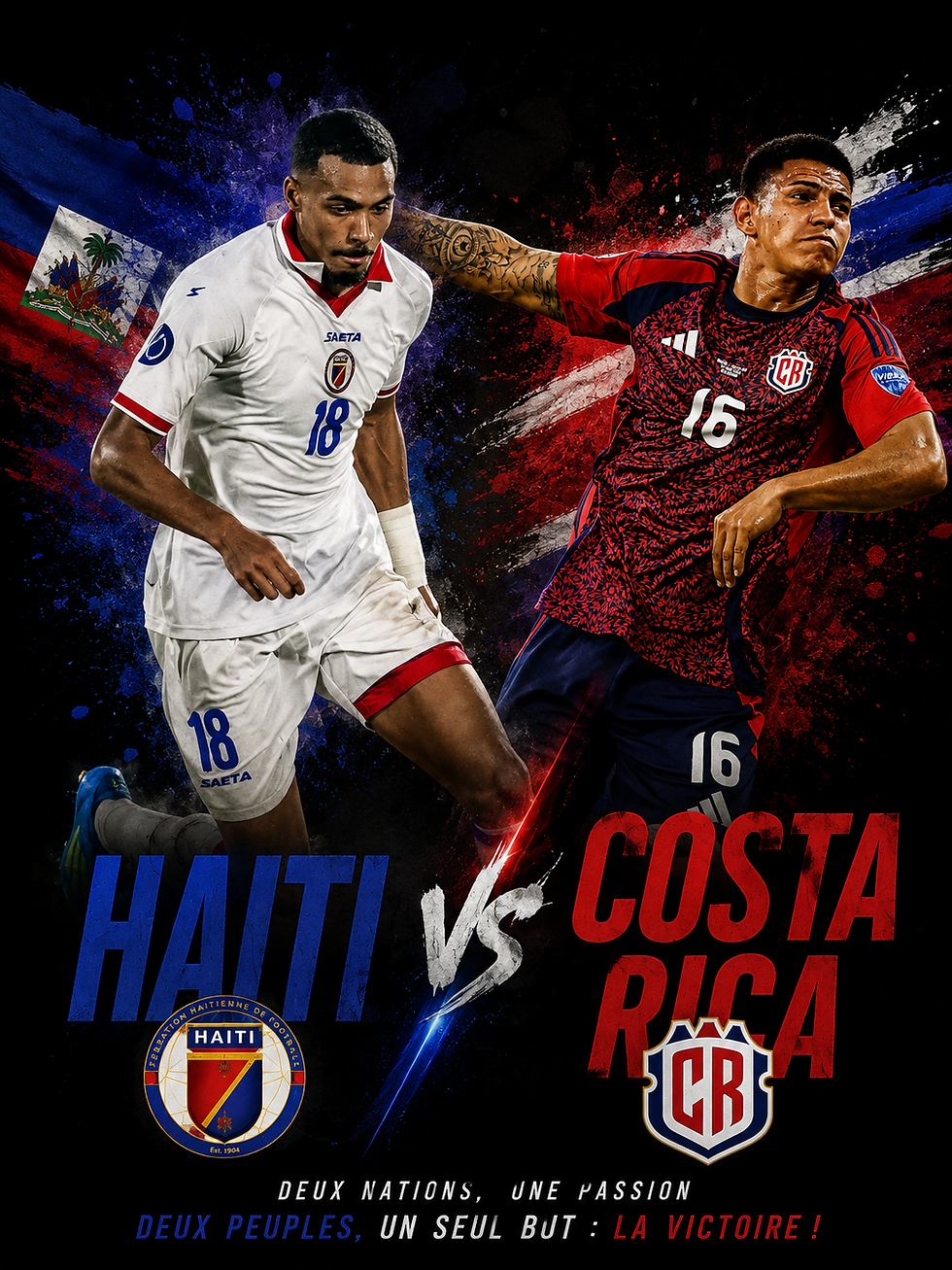 Haïti – Costa Rica : le dernier rendez-vous de la première fenêtre FIFA fixé aujourd’hui à 20h