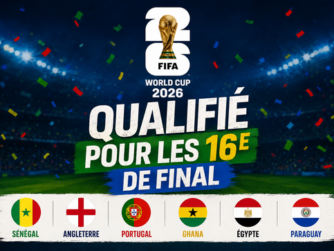 Mondial 2026 : six nouvelles sélections valident leur billet pour les 16es de finale