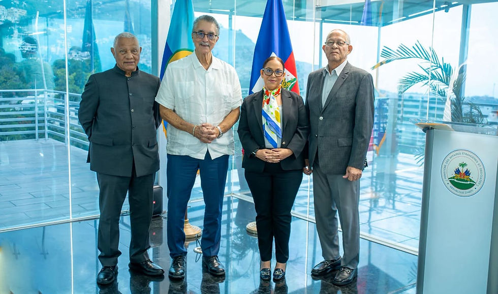 Raina Forbin et la CARICOM renforcent le dialogue sur la sécurité et les élections 