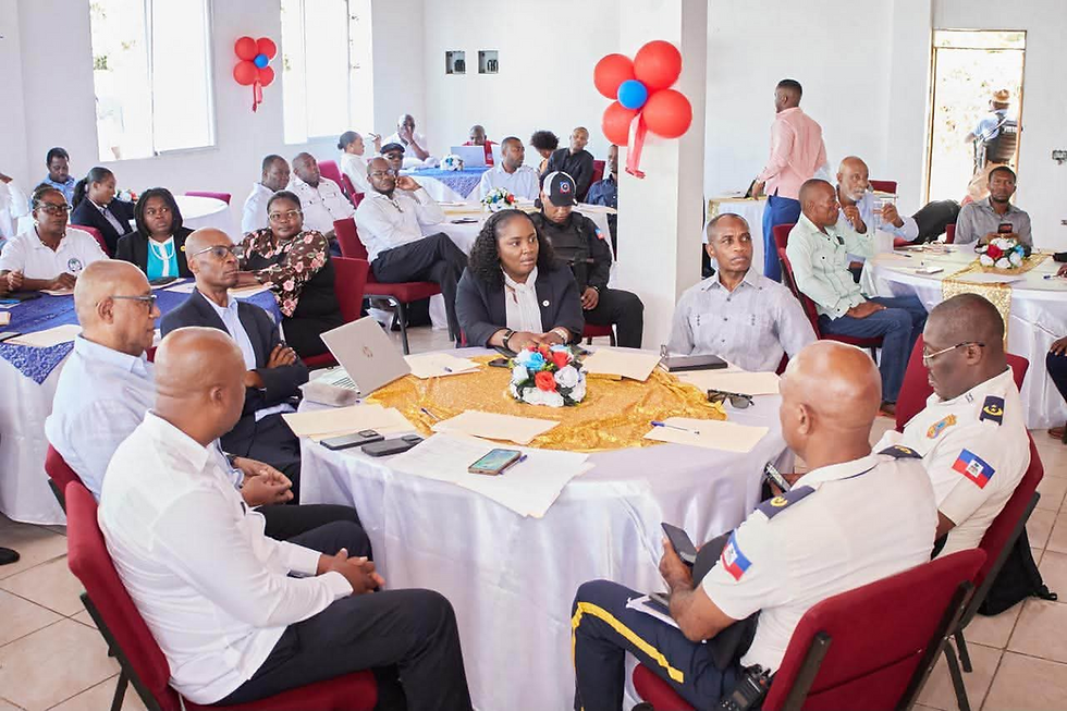 Jacmel : Sandra PAULEMON relance la Table départementale de concertation du Sud-Est