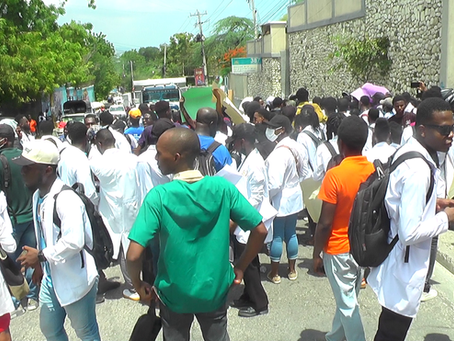 Manifestation à Boudon : la PNH ouvre une enquête après des tirs visant des étudiants en médecine