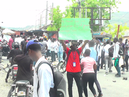 Marche pour la réouverture de l’Hôpital Général : un étudiant blessé par balle à Port-au-Prince