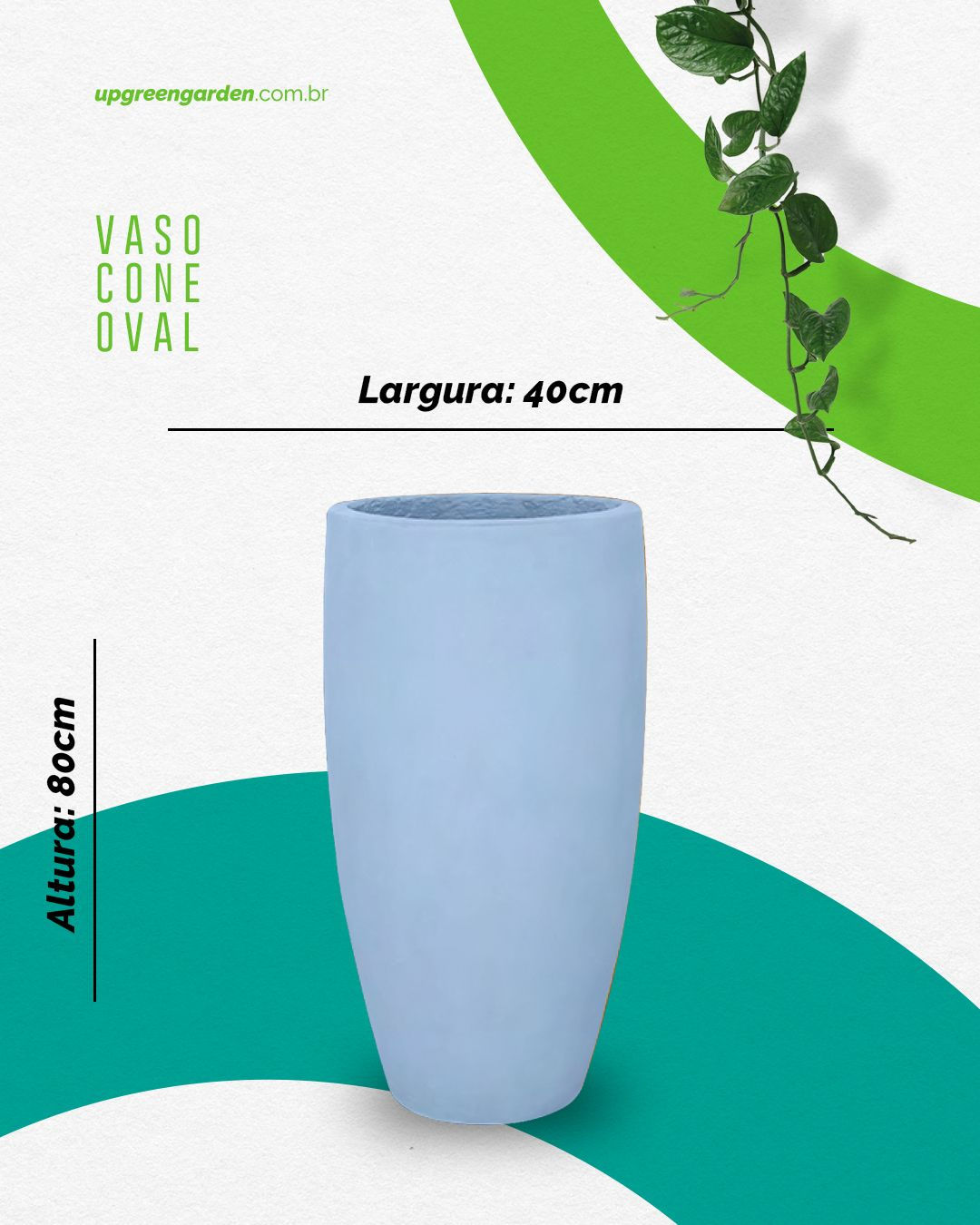 Vaso Cone Oval - M