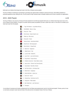 #Ottmusik 2019-20 Playlist