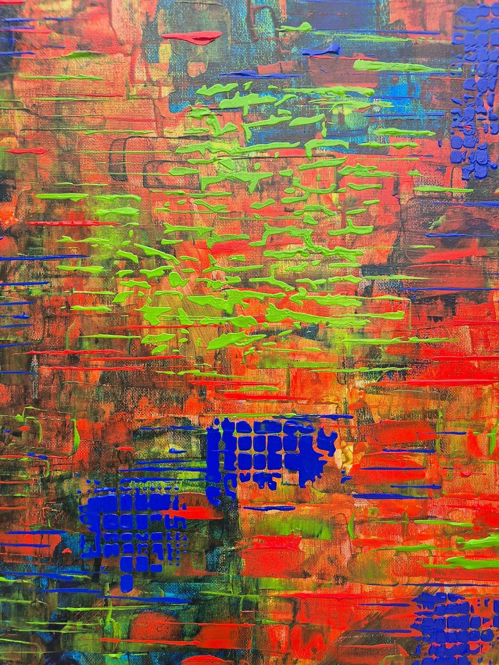 Abstratc art- colour usage