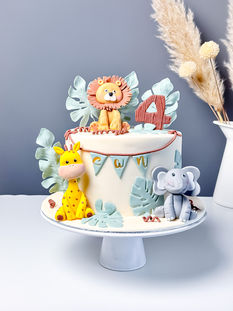 safari cake, safari taart