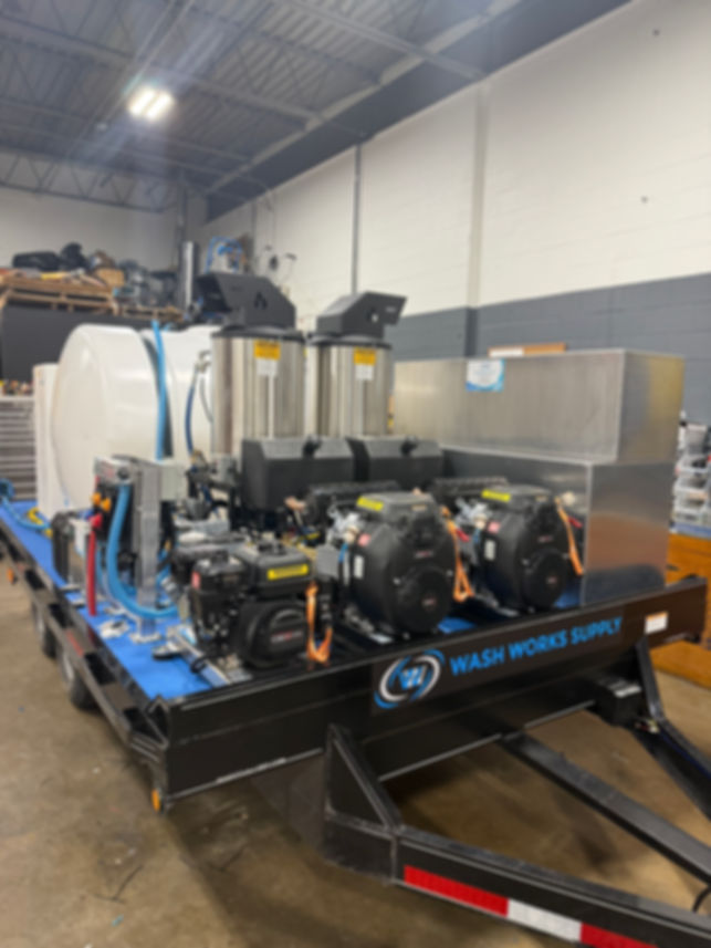 Patriot Line 8x14 Deck-Over Pressure Washing Trailer