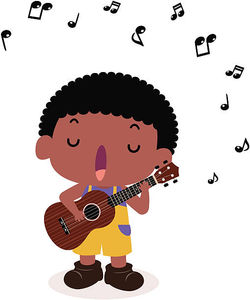 boy with ukulele