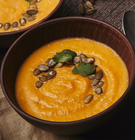 Thai Yellow Curry Pumpkin Soup