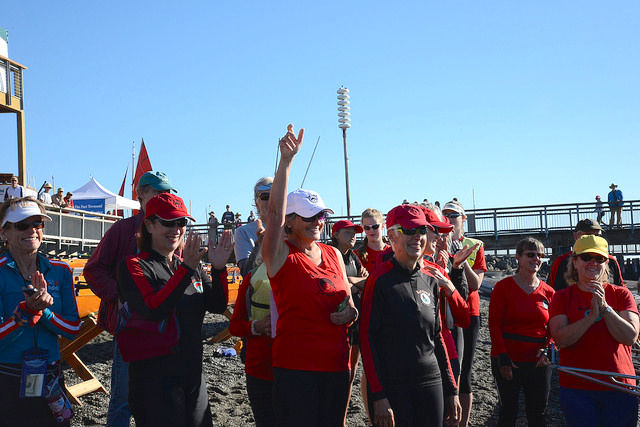 The Rats give the Kathy Whitman a "Ready All...ROW" Photo courtesy Michael Sweeney