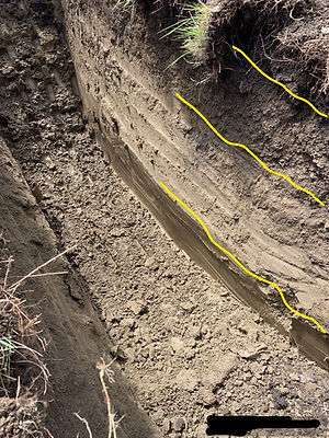 septic soil testing pit for Land Systems West