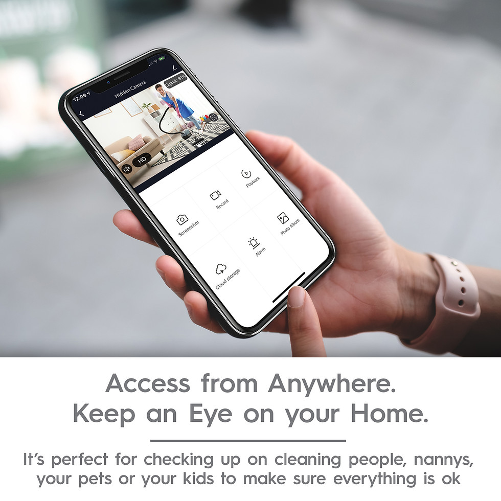Thumbnail: WiFi Hidden Security Camera