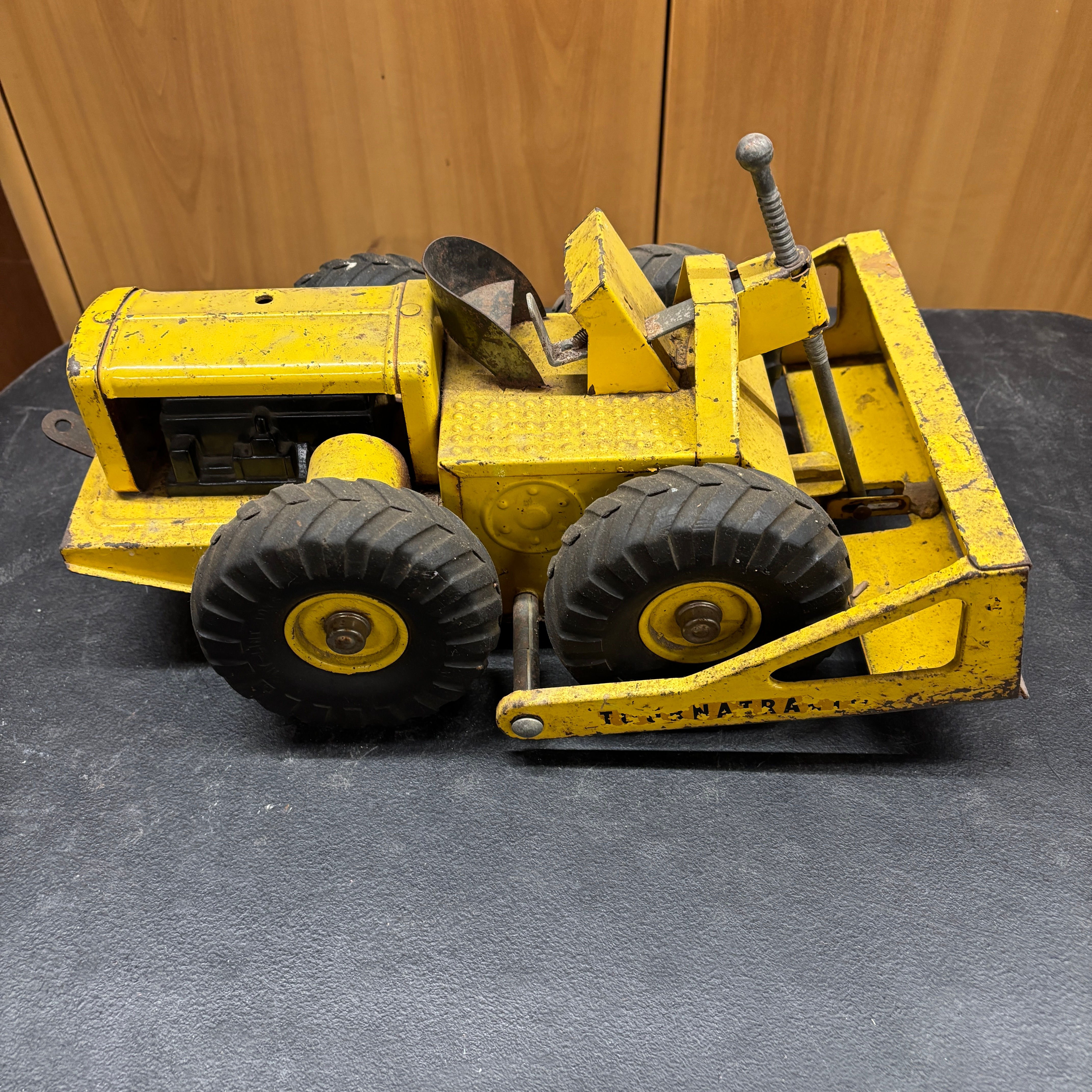 Vintage 1950s Nylint Tournatractor Pressed Steel Dozer