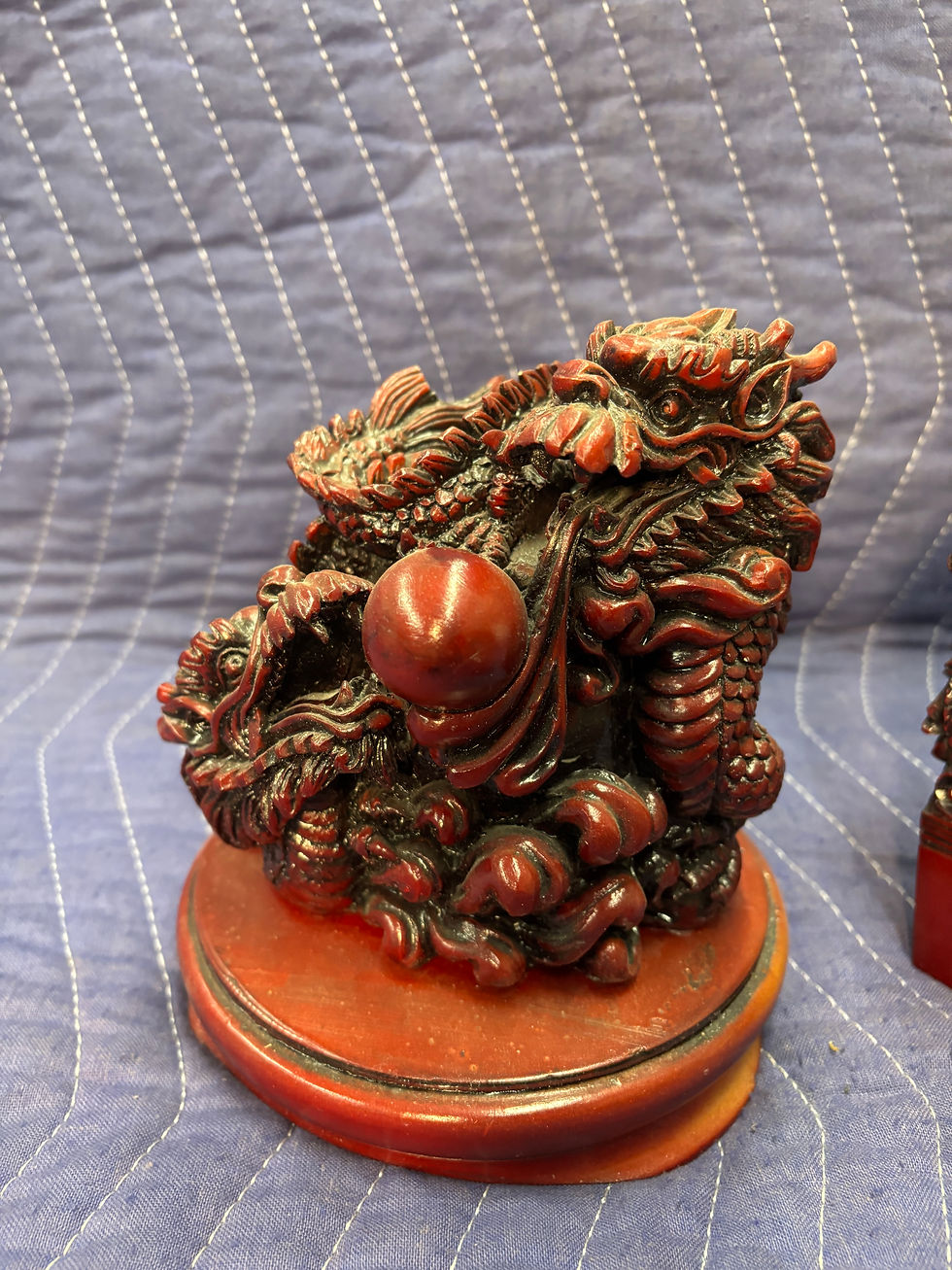 Thumbnail: Decorative Oriental Dragon Figures