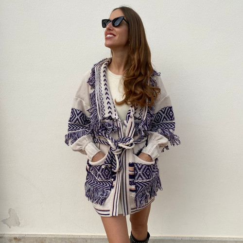 CARDIGAN FRANGE VICOLO | Mariposa