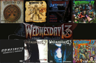 WEDNESDAY 13 reissue album back catalogue