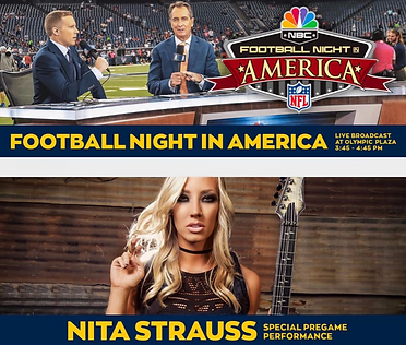 Nita Strauss To Kick Off Sunday Night Football
