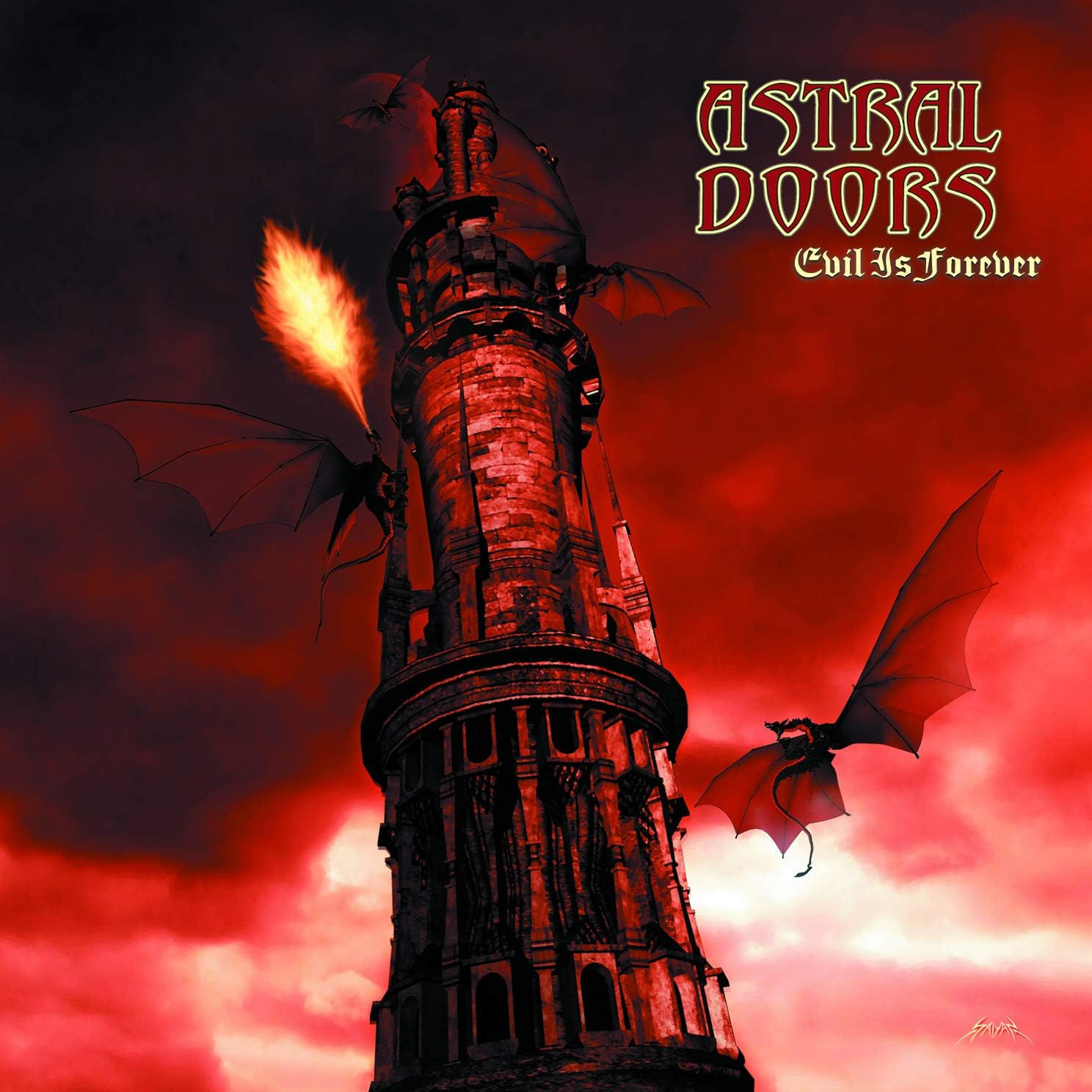 Astral Doors - Evil Is Forever (Red Live Color vinyl, LP)