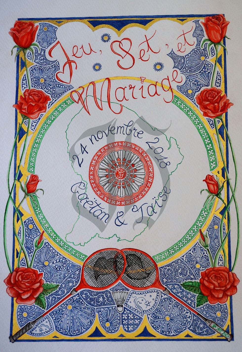 Commande - Mariage et Badminton