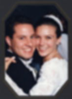 Kelly and Andy at their wedding