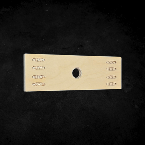 Crossmember Railing Crossmember | Model Railroad Benchwork