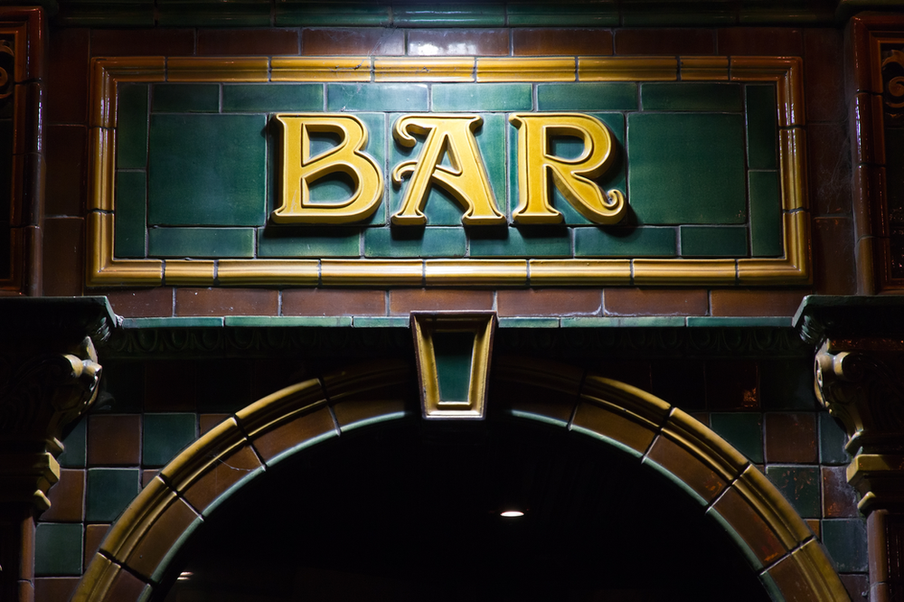 bar entrance