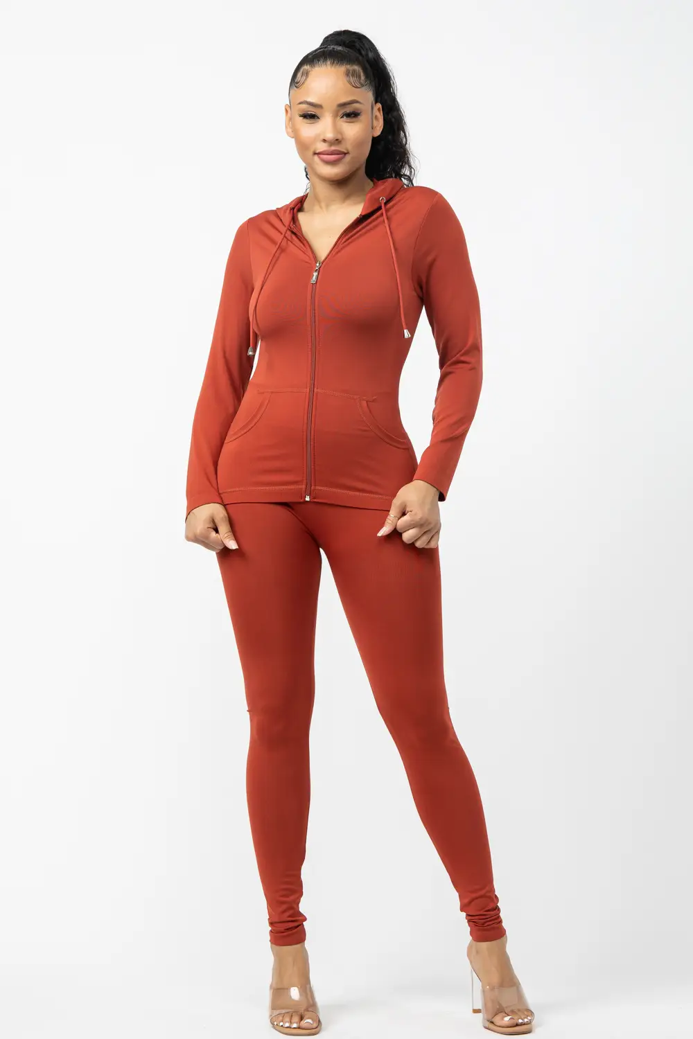 Brick Sweatshirt and Jogger Set