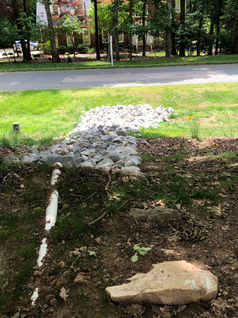 Dry Creek Bed Installation