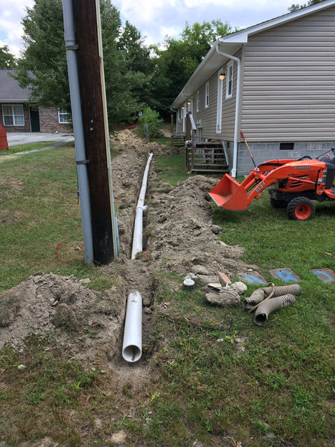 PVC Drainage Pipe Installation