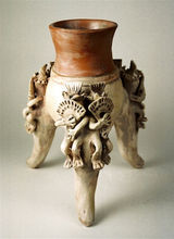 Pot with Musicians Motif