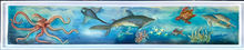 Image of an original three-dimensional artwork of sea life on a coral reef