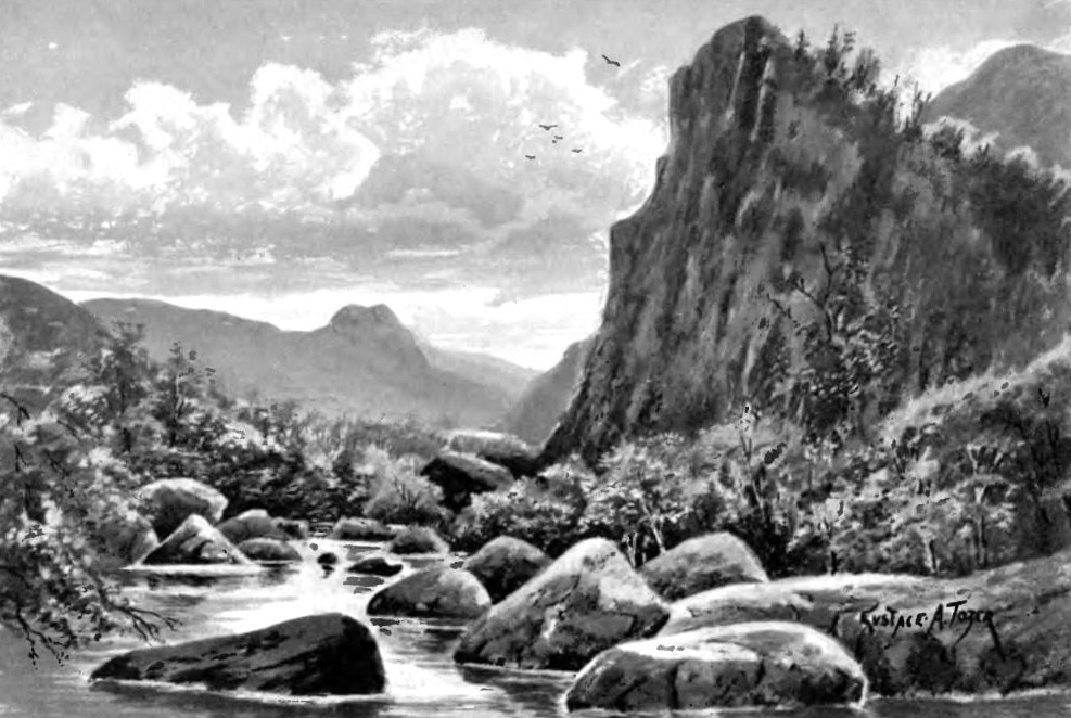 'The Dewerstone' from Sabine Baring Gould's "Book of Dartmoor"